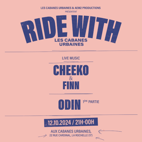 RIDE WITH – CHEEKO & FINN / ODIN