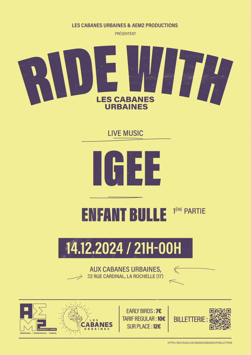 RIDE WITH – IGEE / ENFANT BULLE