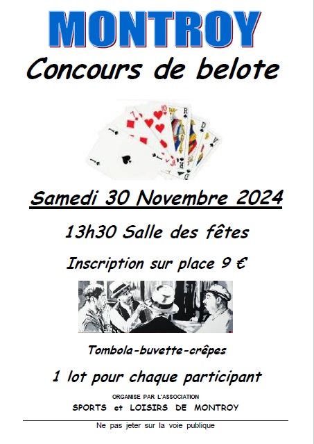 Concours de belote