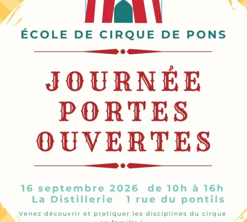 Journée portes ouvertes de l'ecole de cirque de Pons